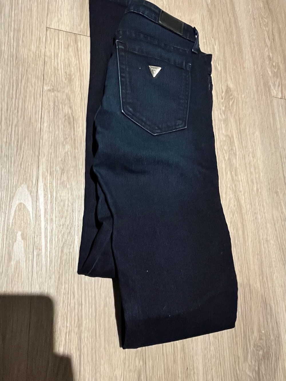 Guess Dark Navy Washed Skinny Jeans - Picture 16 of 16